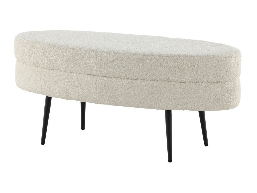 Тапицирана пейка Dallas 2920 (Бял + Черен)