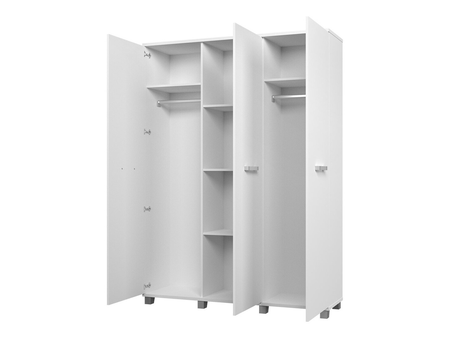 Гардероб Cirevau 105 (Бял)