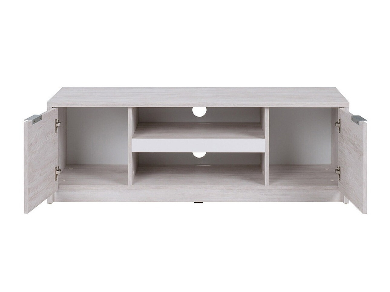 Комплект за хол Fivelbo 114 (Манастирски дъб + Черен гланц)