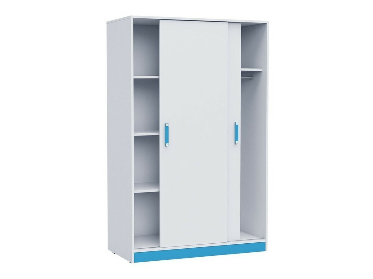 Гардероб Lorlare 115 (Бял + Роза)