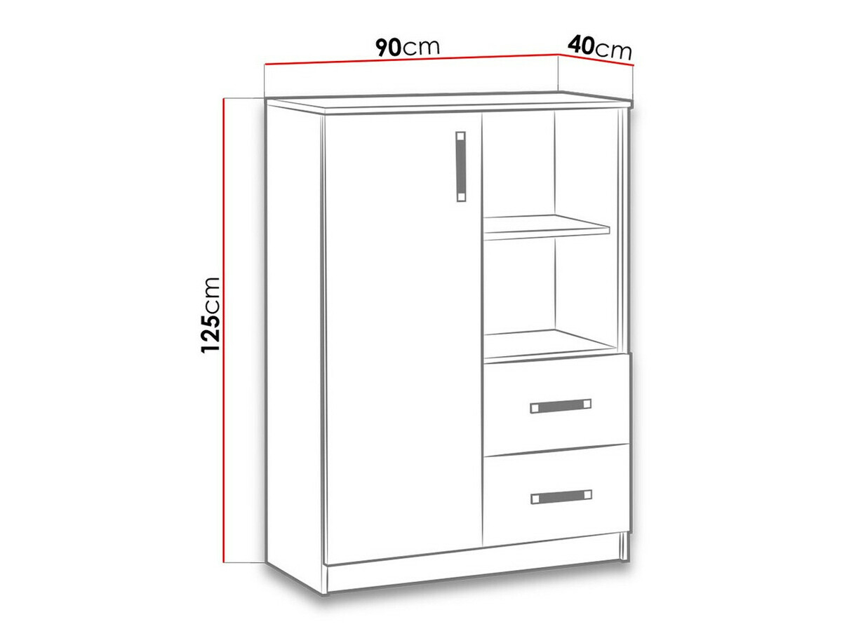 Скрин Lorlare 105 (Бял + Роза)