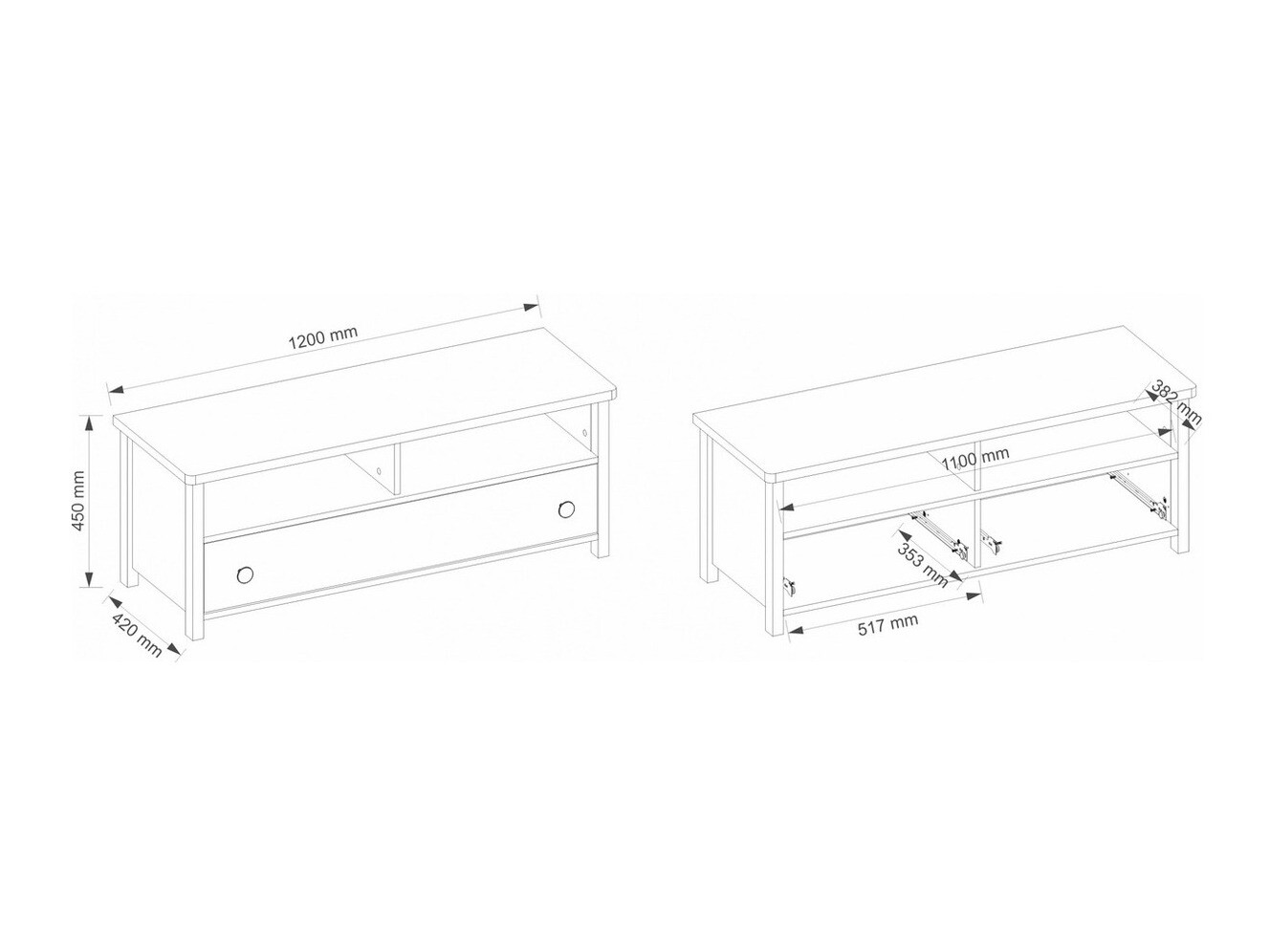 ТВ шкаф Elblive 132