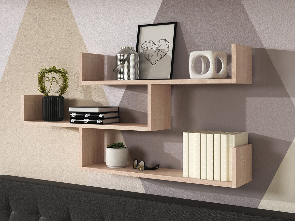 Стенна етажерка Sarasota 104 (Сонома дъб)