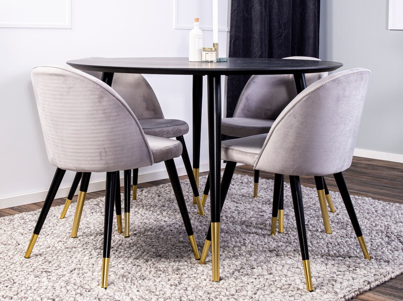 Стол Dallas 137 (Сив + Черен)