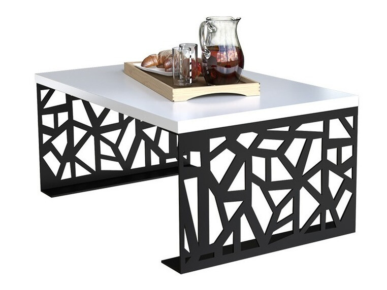 Масичка за кафе Germantown 101 (Черен мат + Бял гланц)