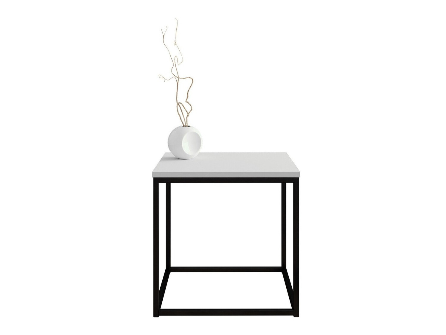 Масичка за кафе Germantown 106 (Черен мат + Бял гланц)