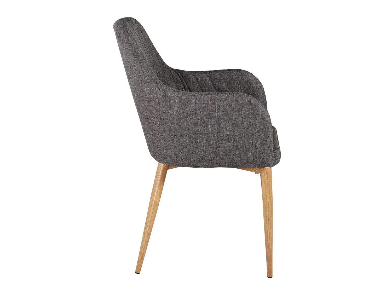 Стол Dallas 158 (Тъмно сив + Кафяв)