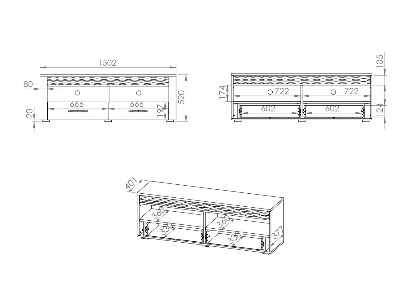 ТВ шкаф Noleliu 102