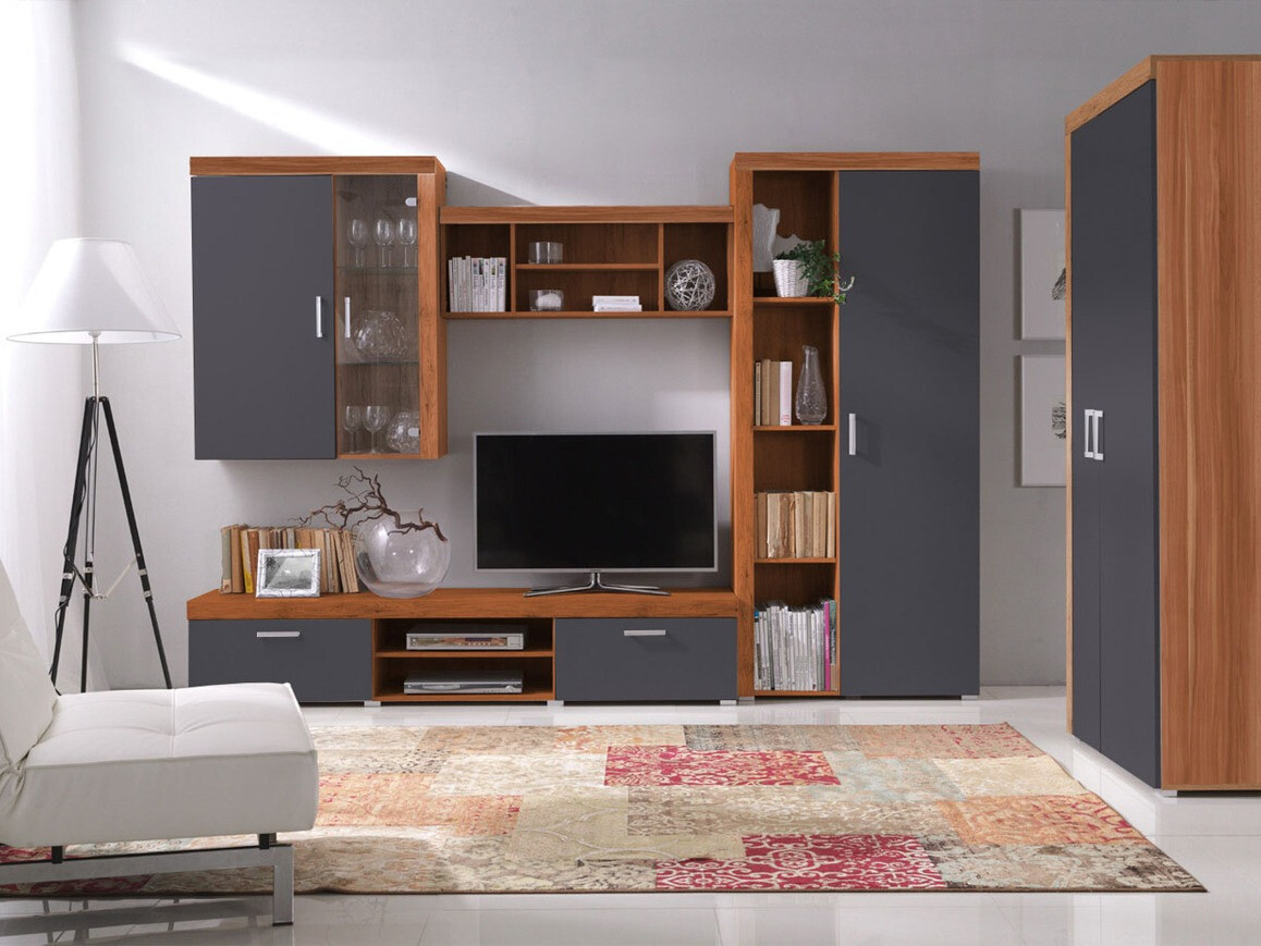 Шкаф Cormiru 101 (Слива + графит)