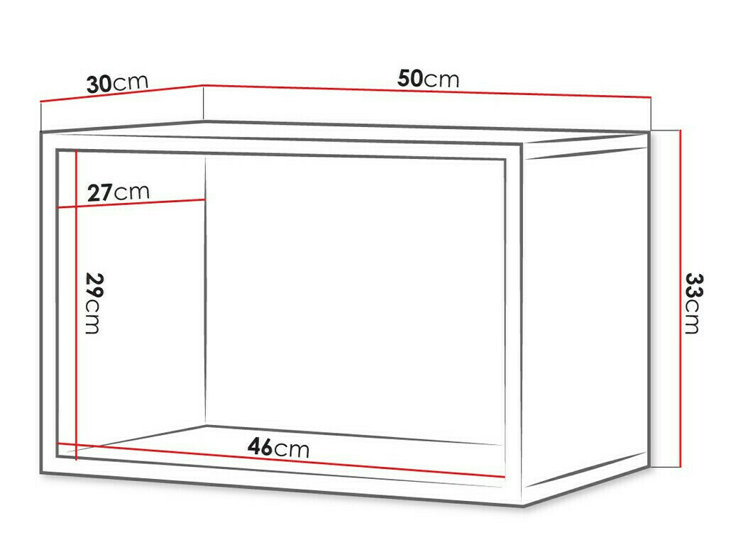 Стенна етажерка Remus (Златен дъб)
