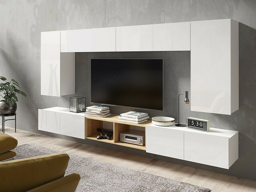 Стенна етажерка Tivdalu 142 (Златен дъб)