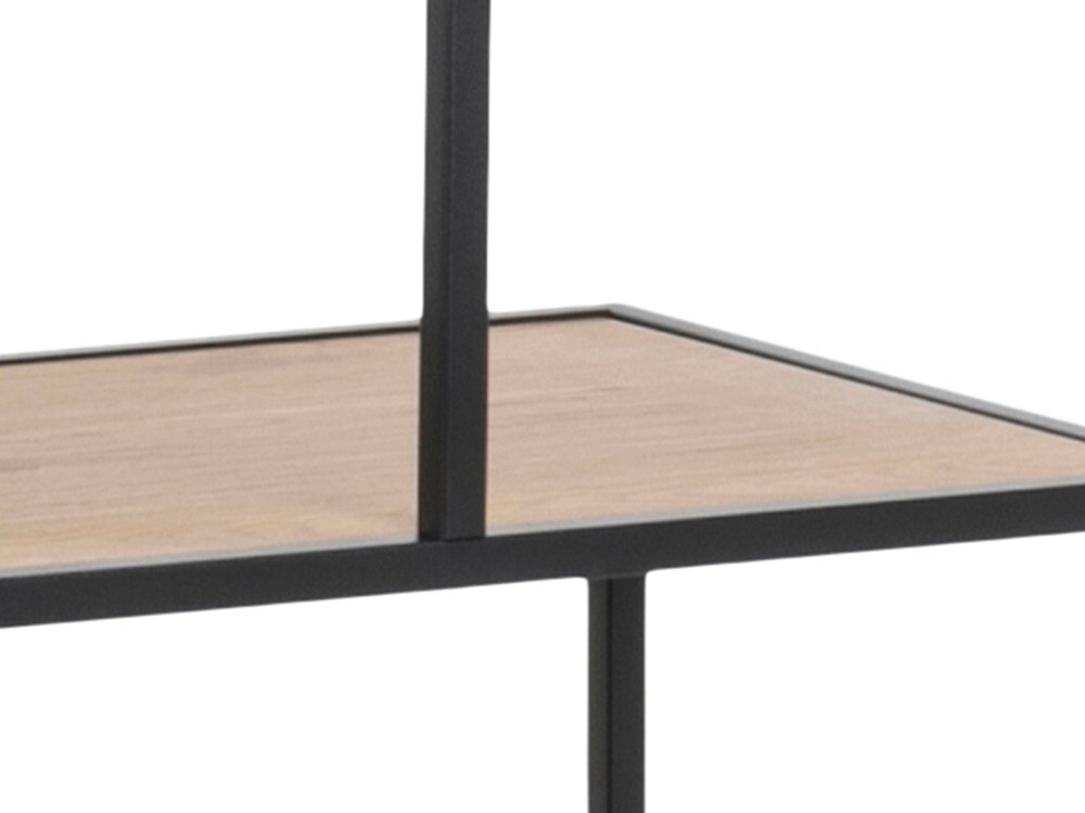 Етажерка Norsica Sevferi 134 (Див дъб + Черен)