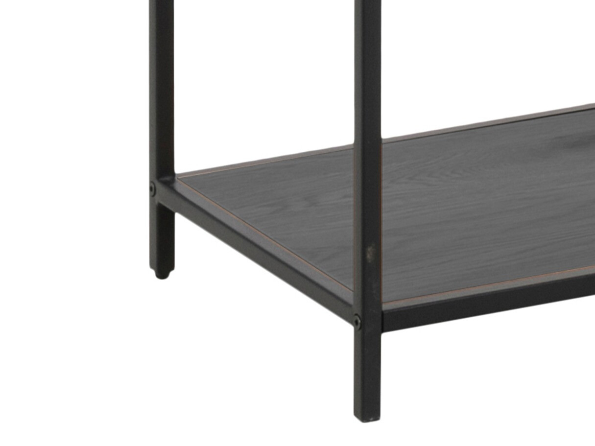 Етажерка Norsica Sevferi 134 (Тъмен ясен + Черен)