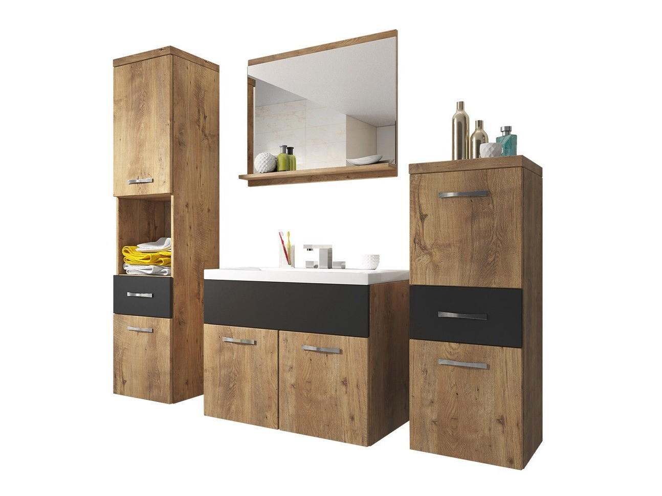 Комплект за баня Sarasota 109 (Opex + Графит)