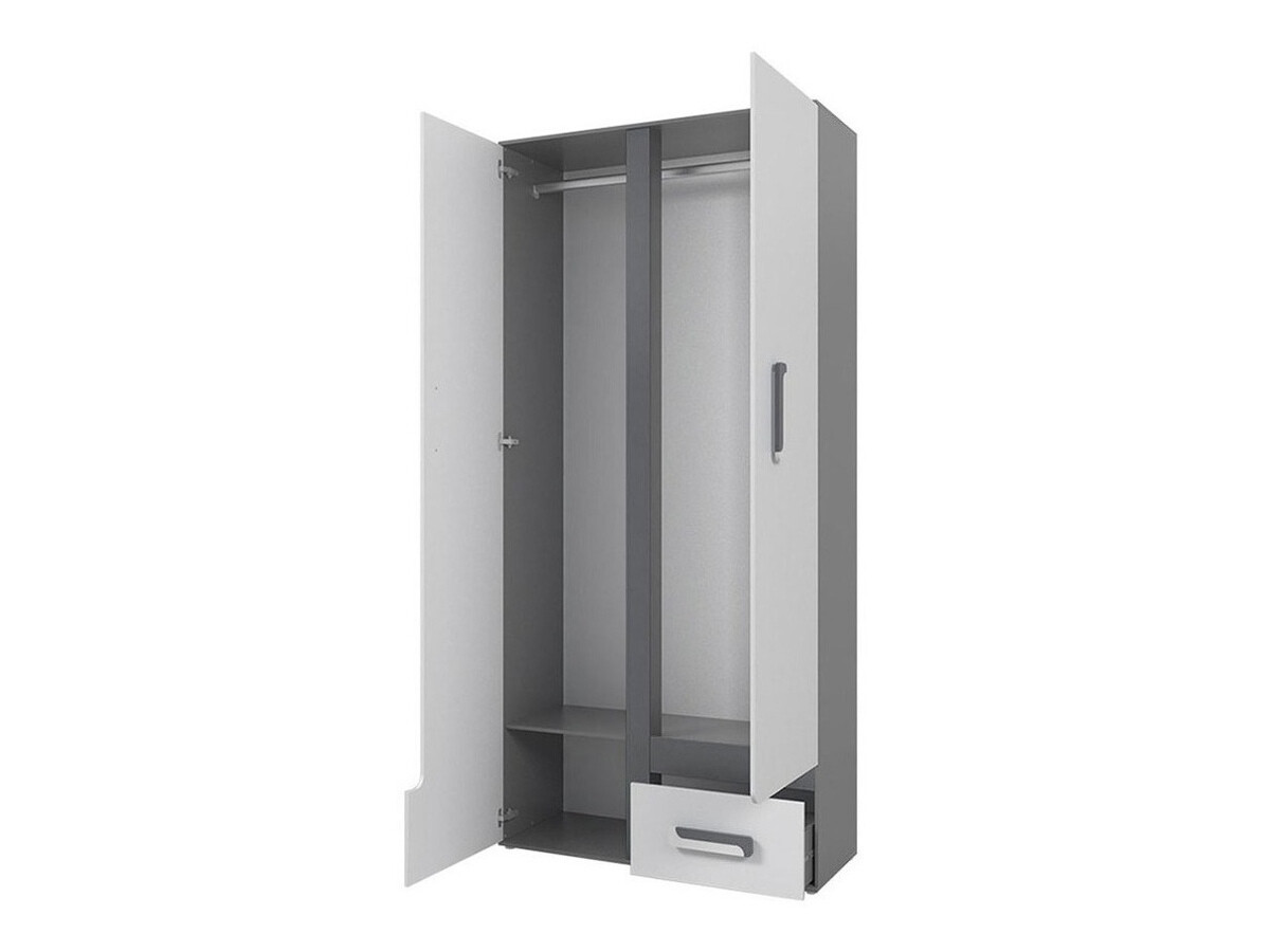 Комплект за детска стая Aviseve 108 (Антрацит + Бял)