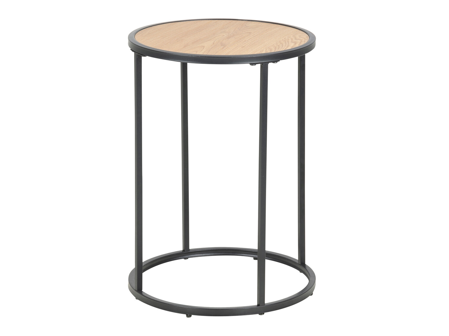 Помощна масичка Norsica Sevferi 118 (Див дъб + Черен)