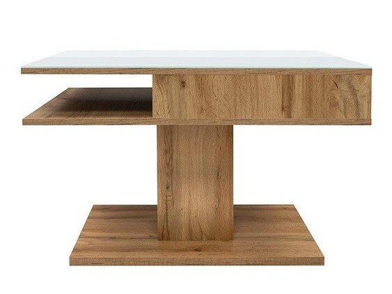 Масичка за кафе Boston 208 (Дъб уотан + Бял)