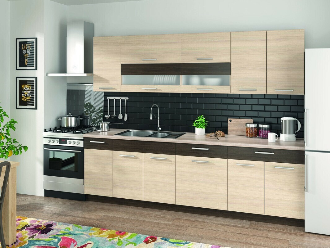 Модулен шкаф с чекмедже и врати Mode Light 113