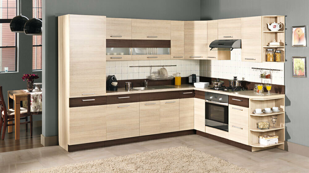 Модулен ъглов шкаф Mode Light 118