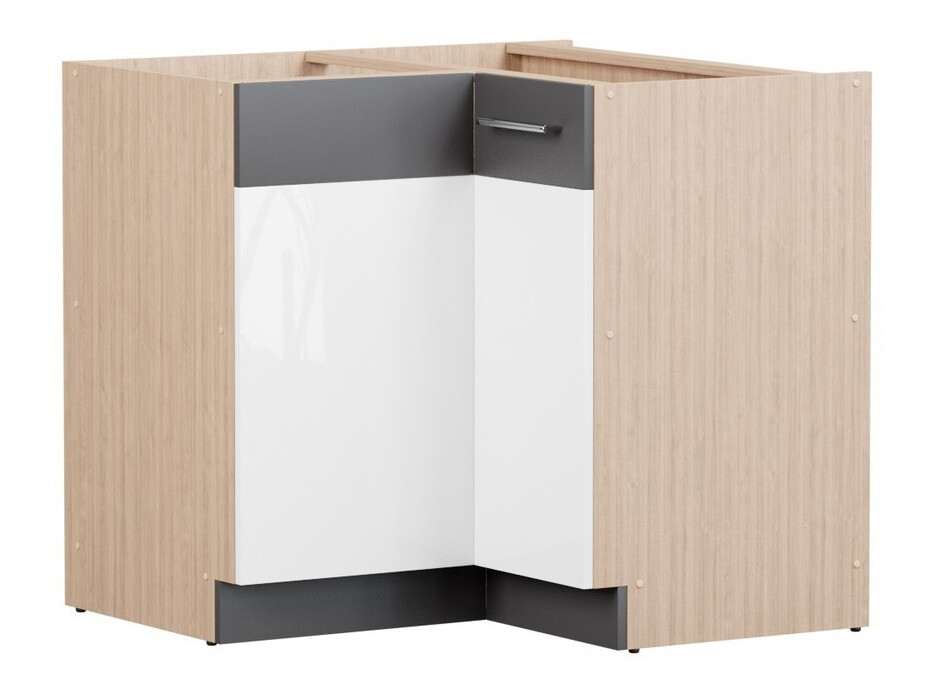 Модулен ъглов шкаф Mode White 118