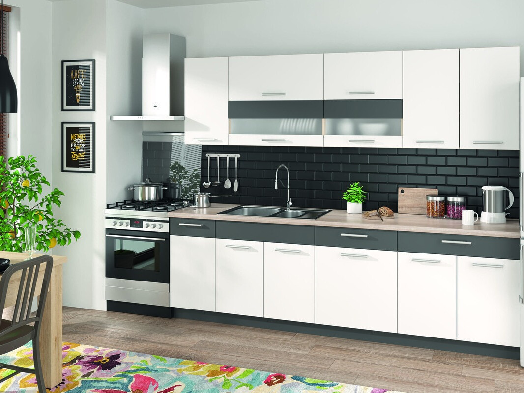 Модулен шкаф с врати Mode White 119