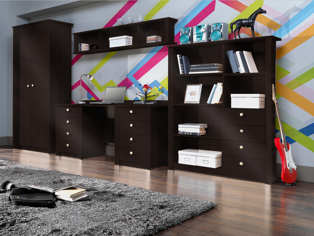 Стенна етажерка Elialo 114 (Сонома тъмен дъб)