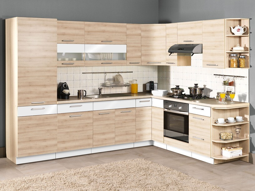 Модулен шкаф с врати Mode Beech 121