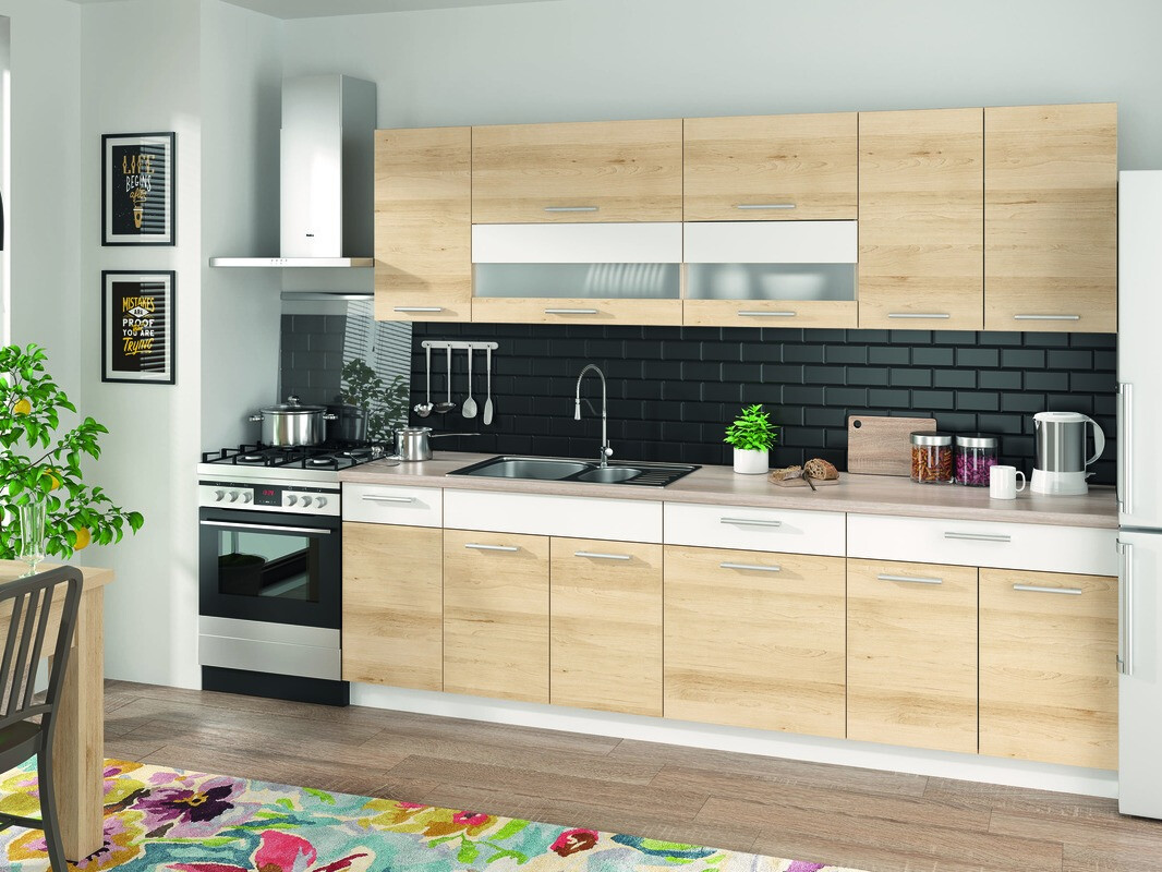 Модулен шкаф с врати Mode Beech 121