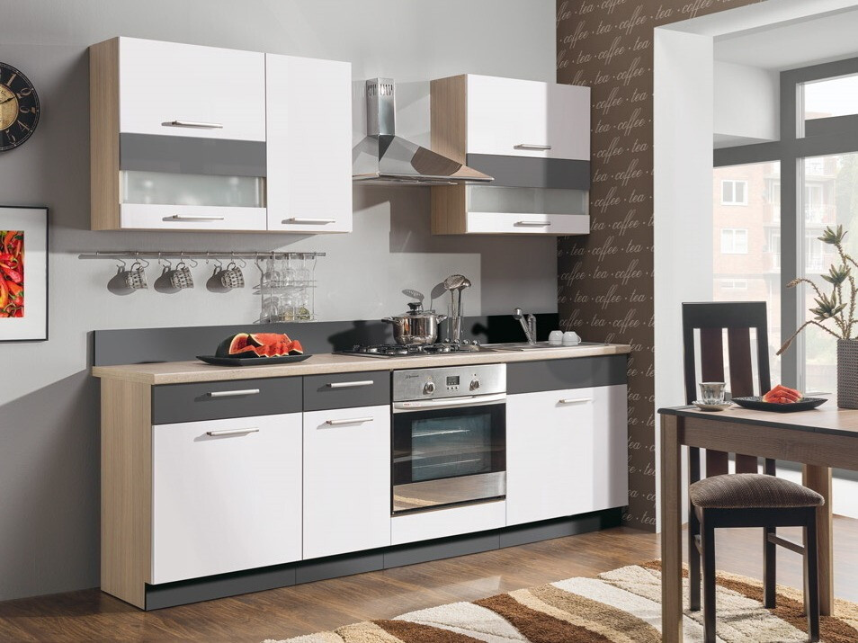 Модулен шкаф с врати Mode White 123