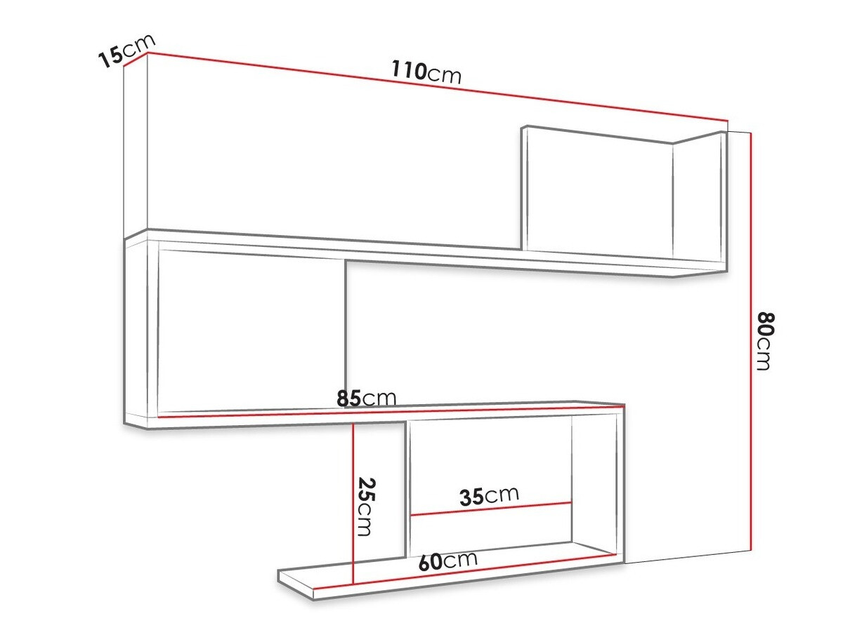 Стенна етажерка Comfivo 389