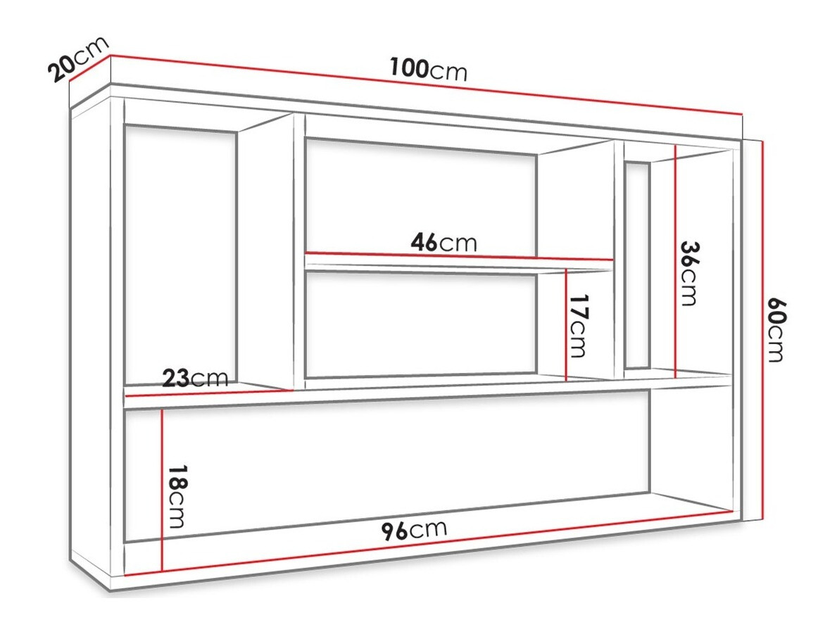 Стенна етажерка Comfivo Capra