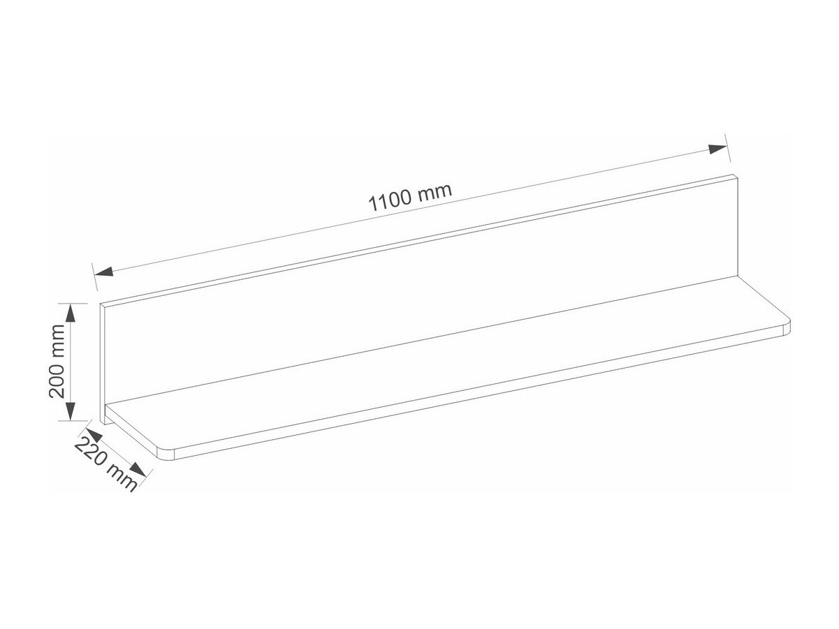 Стенна етажерка Elblive 133