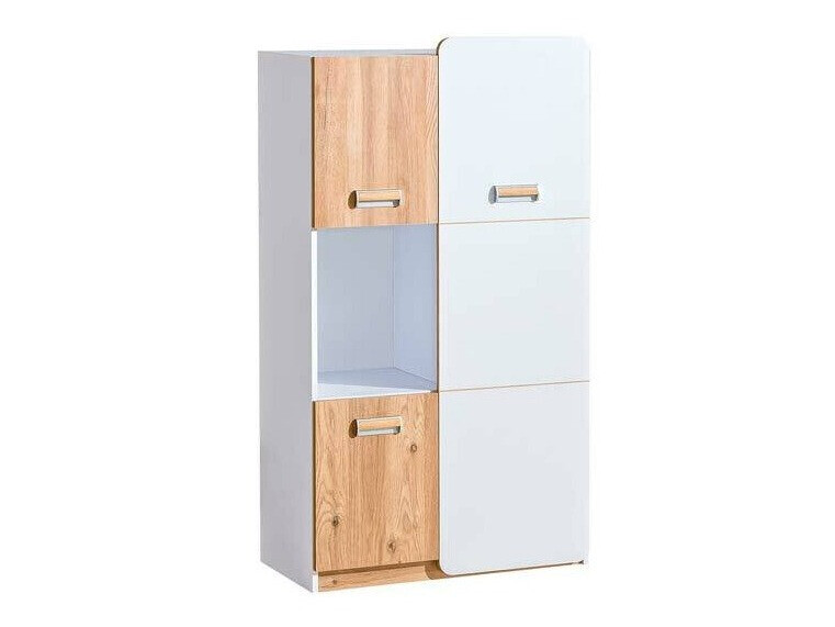 Етажерка Ophmora 104 (Дъб + Бял)