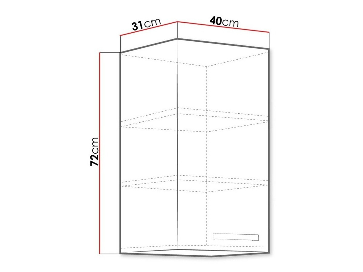 Модулен окачен шкаф Multi Cream 119