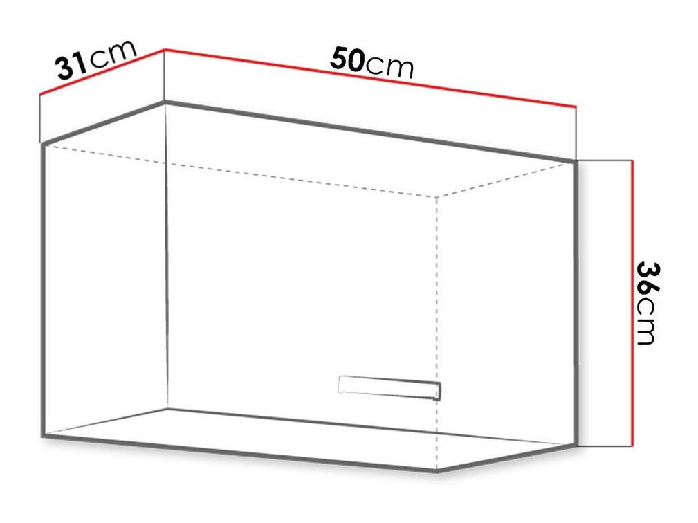Модулен окачен шкаф Multi Cream 120