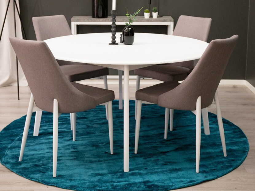 Стол Dallas 161 (Сив + Бял)