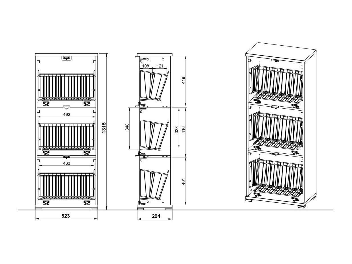 Шкаф за обувки Veltena 119