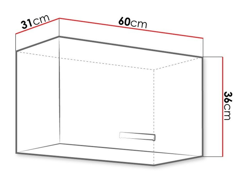 Модулен окачен шкаф Multi Cream 113