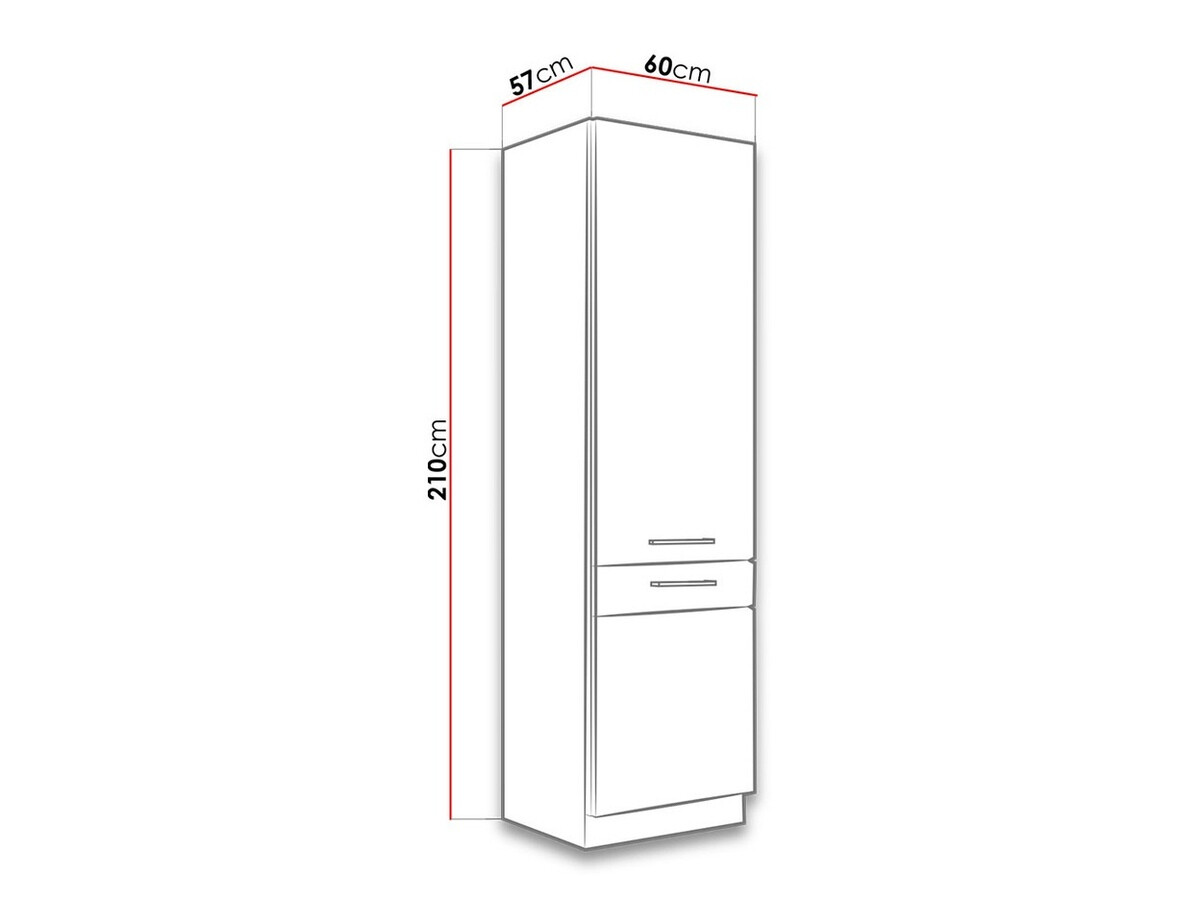 Модулен шкаф с врати Wood White 114