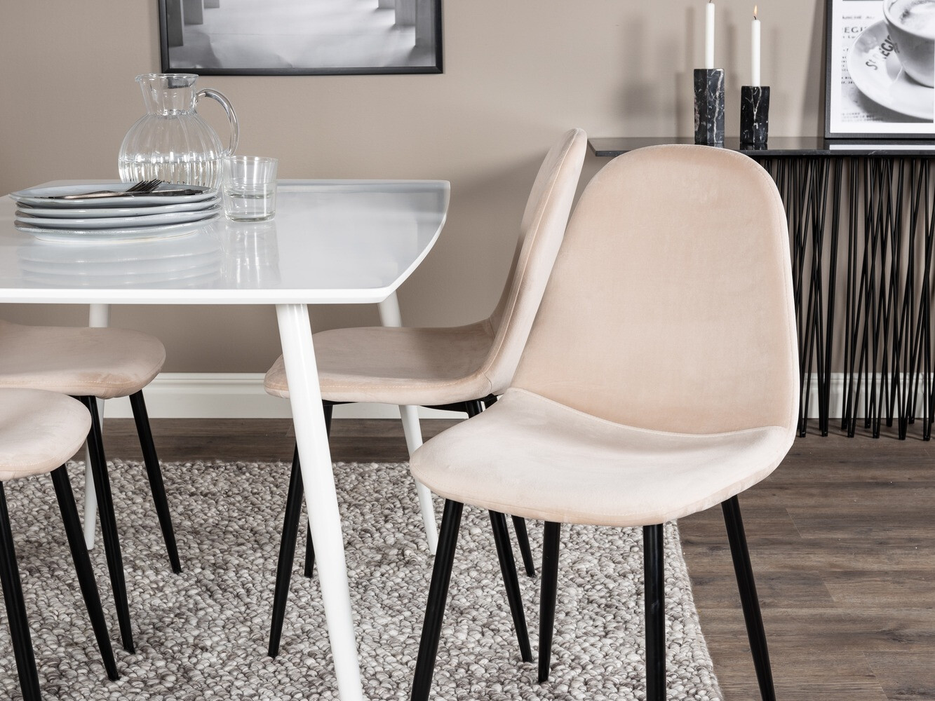 Маса и столове за трапезария Dallas 2049