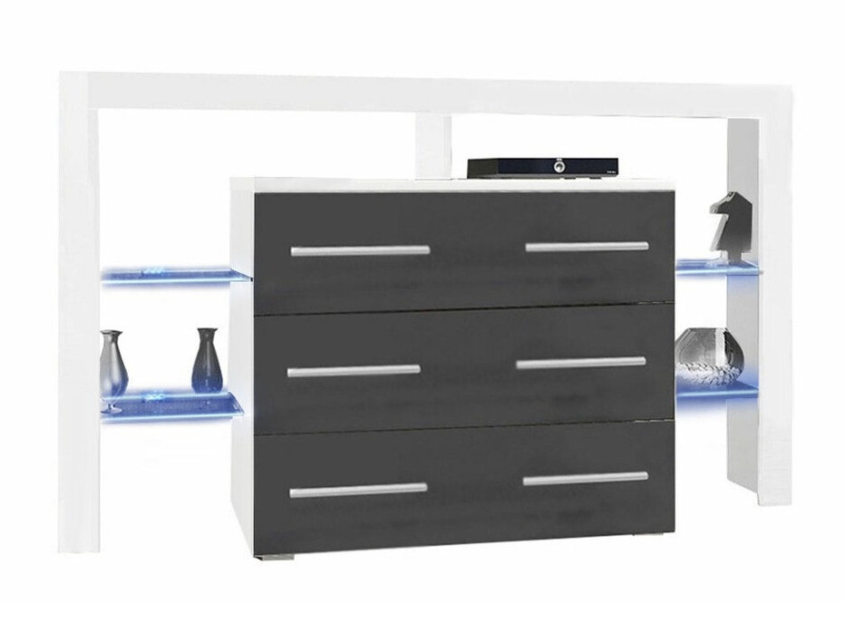 Скрин Nashville 108 (Бял + Сив гланц)