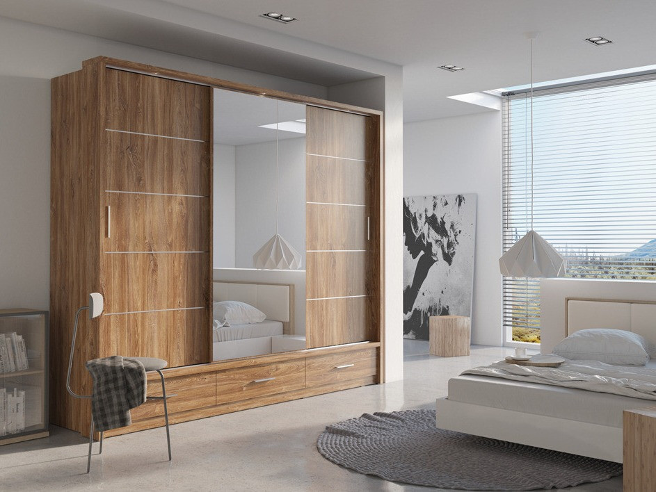 Гардероб Fresno 100 (Дъб стърлинг)