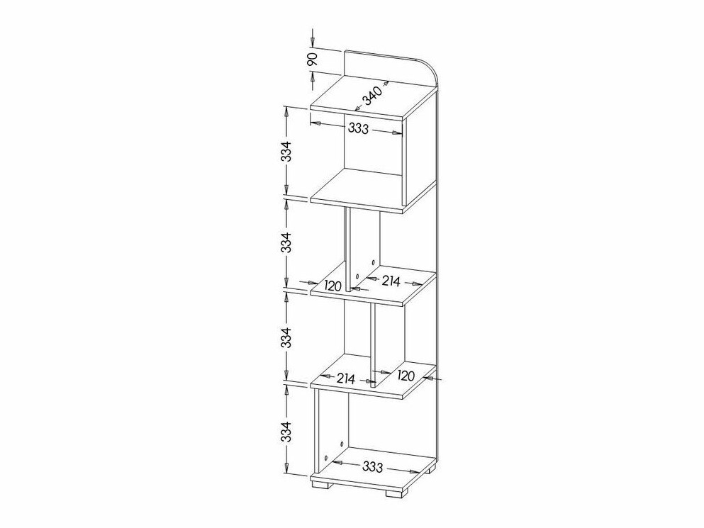 Етажерка Lomteo 104
