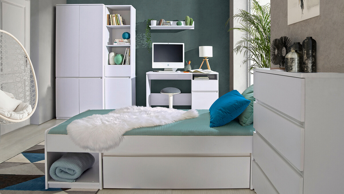 Етажерка Evaropha 102 (Бял)