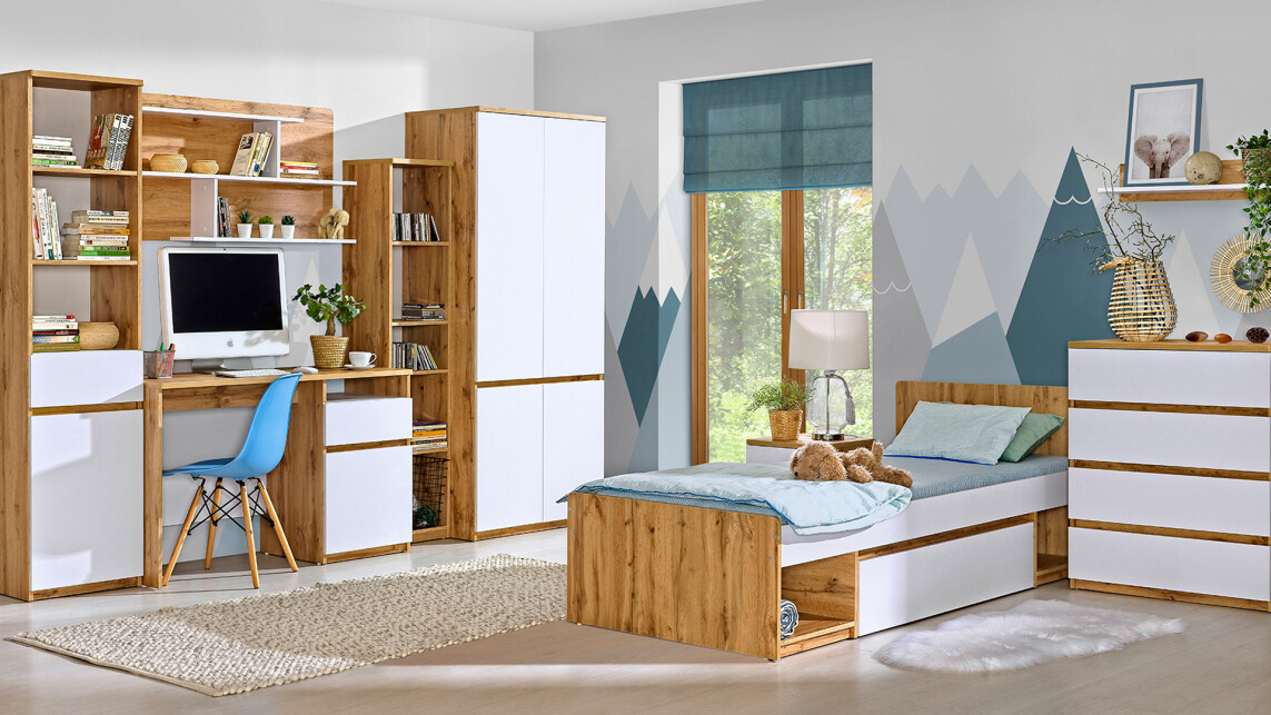 Скрин Evaropha 104 (Дъб уотан + Бял)