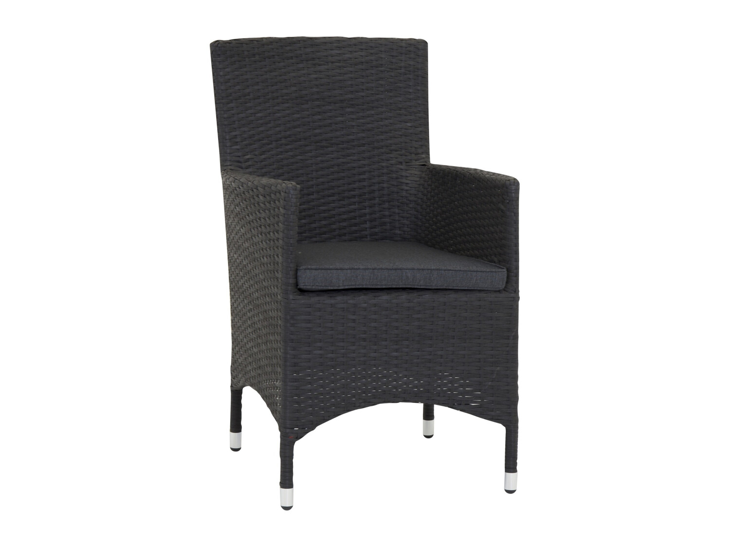 Градински фотьойл Dallas 739 (Черен + Сив)