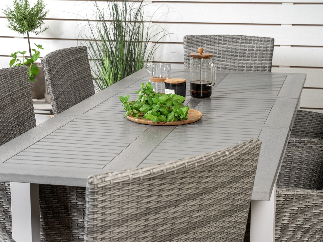 Градински комплект Dallas 3008 (Сив)