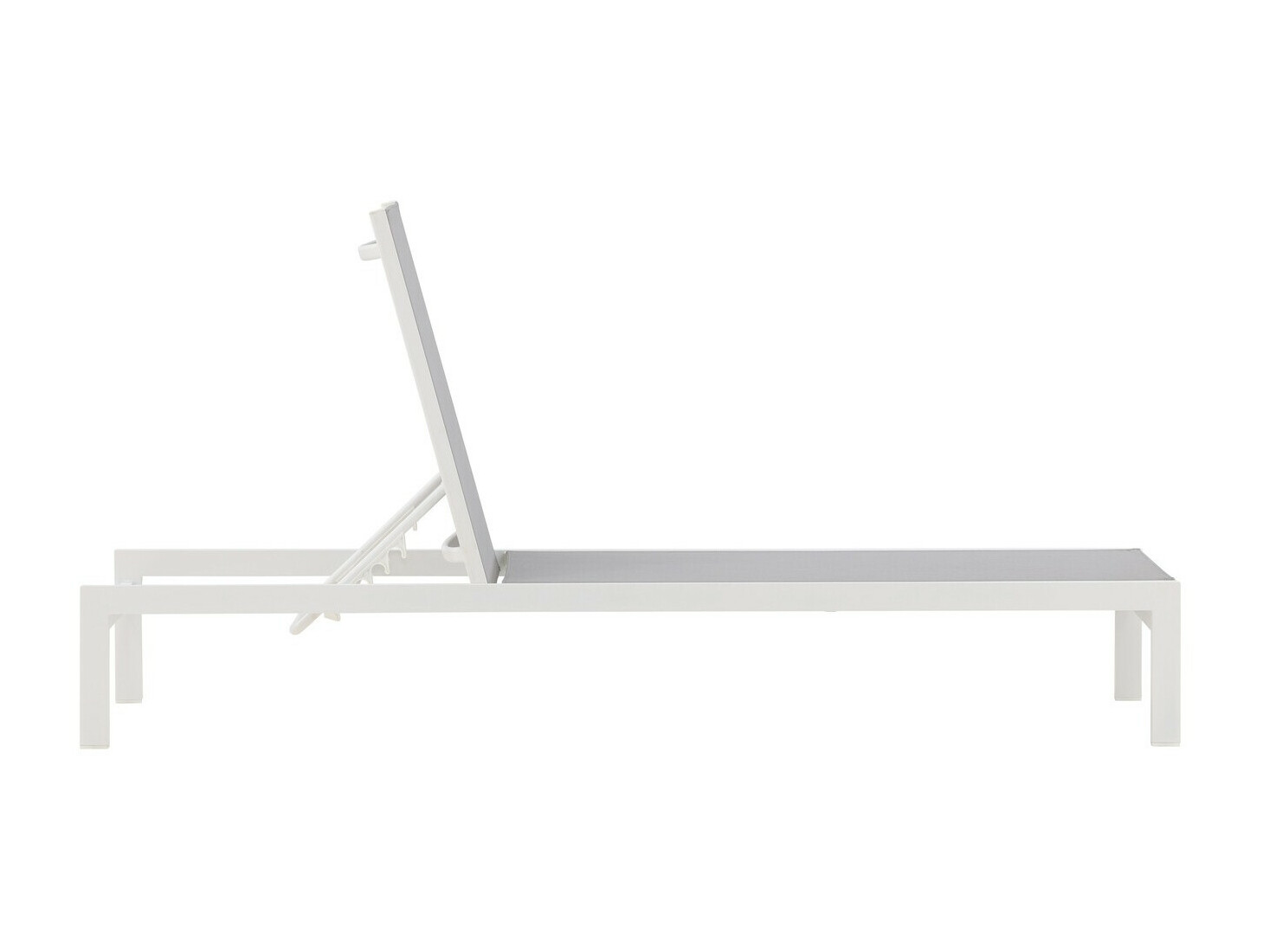 Градински шезлонг Dallas 2314 (Бял + Сив)