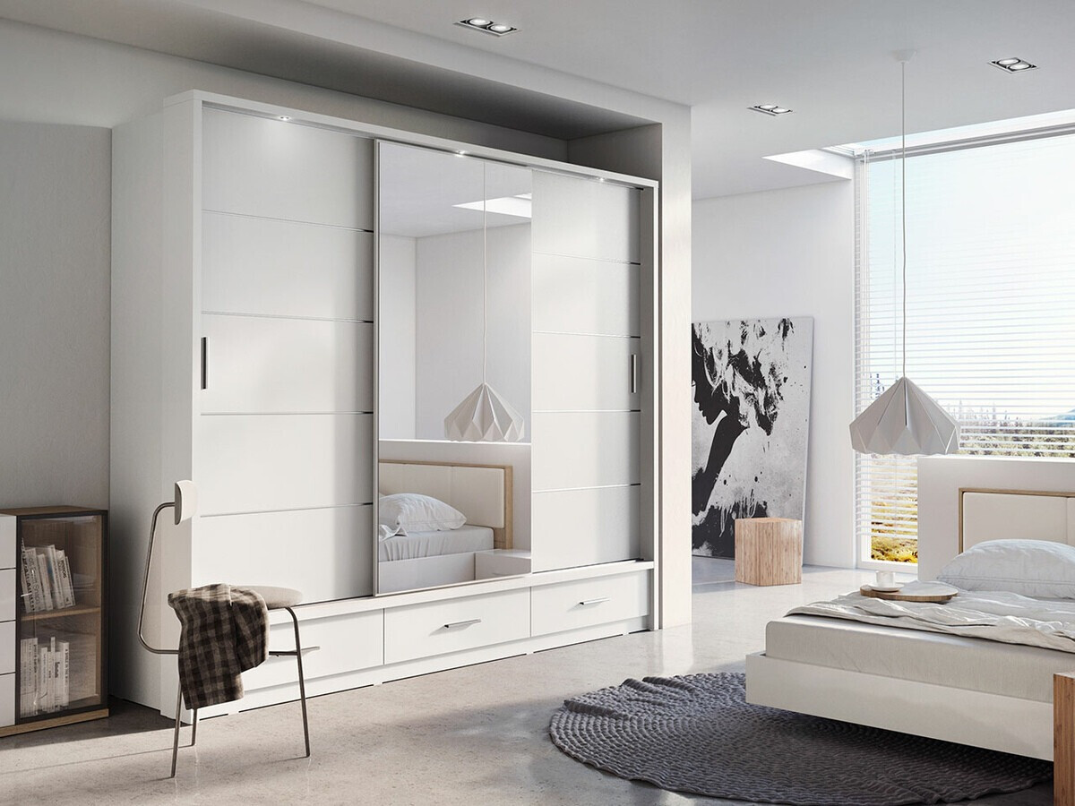 Гардероб Fresno 100 (Бял)