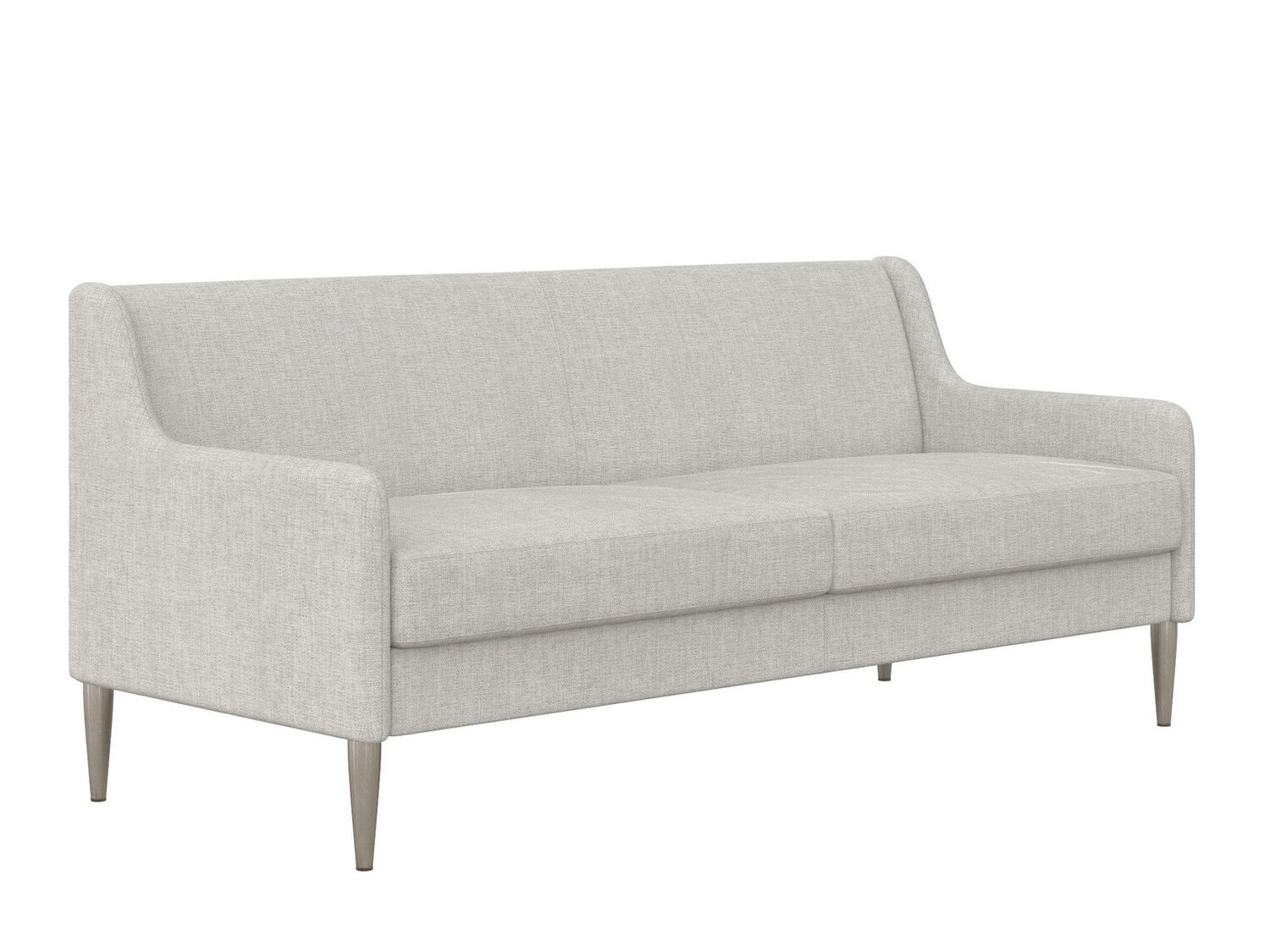 Диван CosmoLiving by Cosmopolitan 124 (Светло сив + Сребро)